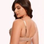 Curvy Cut & Sew Lace Neckline Double Layer Wired Bra
