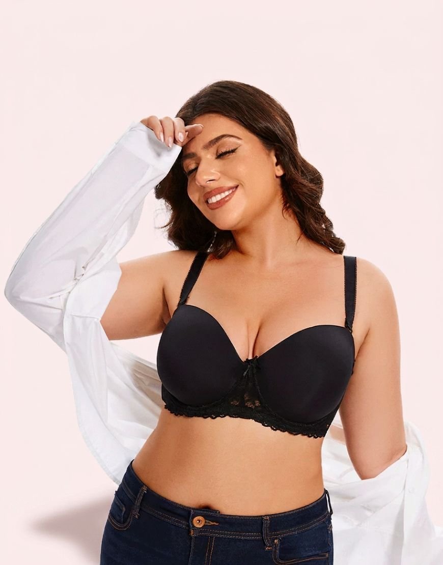 Curvy Lace Wired strapless Bra