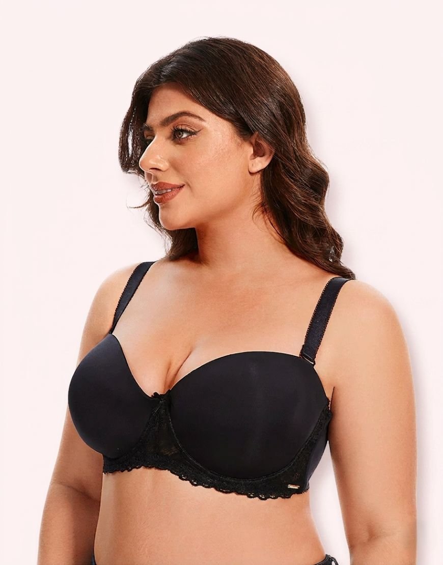Curvy Lace Wired strapless Bra