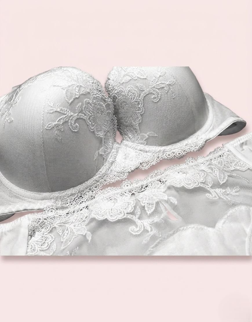 Floral Lace Bra Set