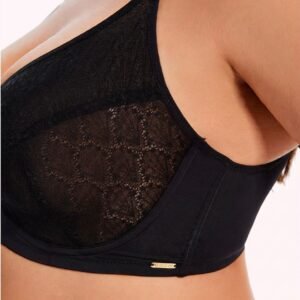 LoftyComfort Curvy All Over Lace Cup Double Layered