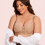 Curvy Cut & Sew Lace Neckline Double Layer Wired Bra