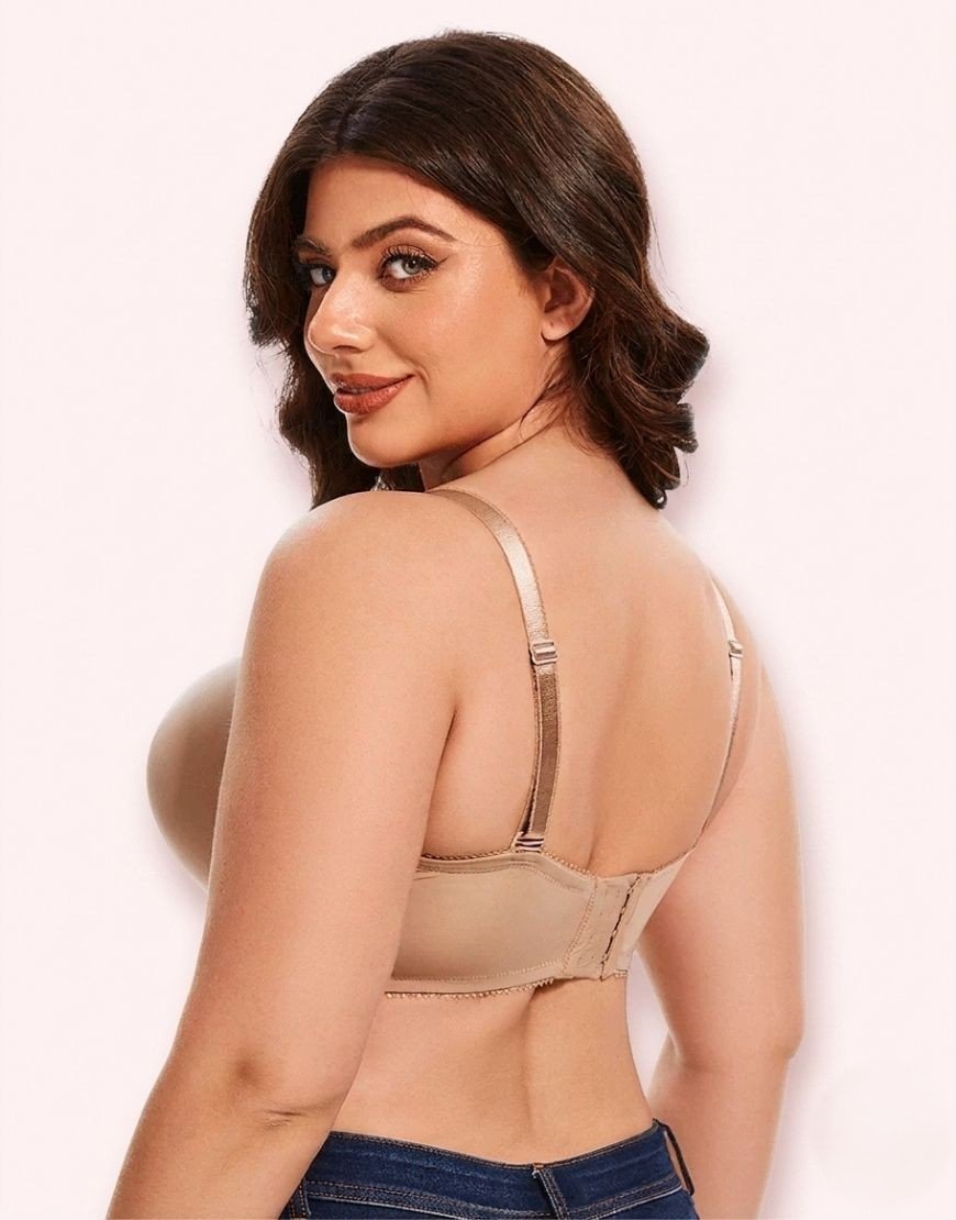 Curvy Lightly Padded Strapless Wired Bra