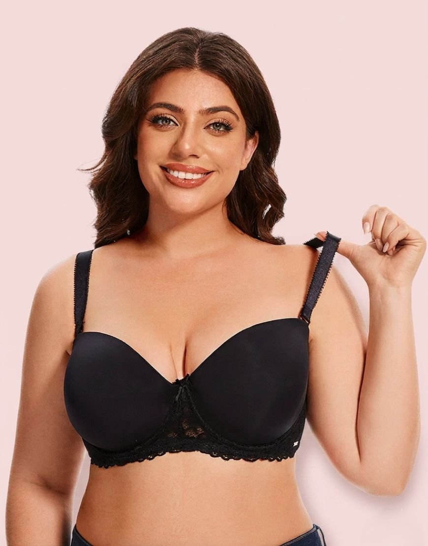 Curvy Lace Wired strapless Bra