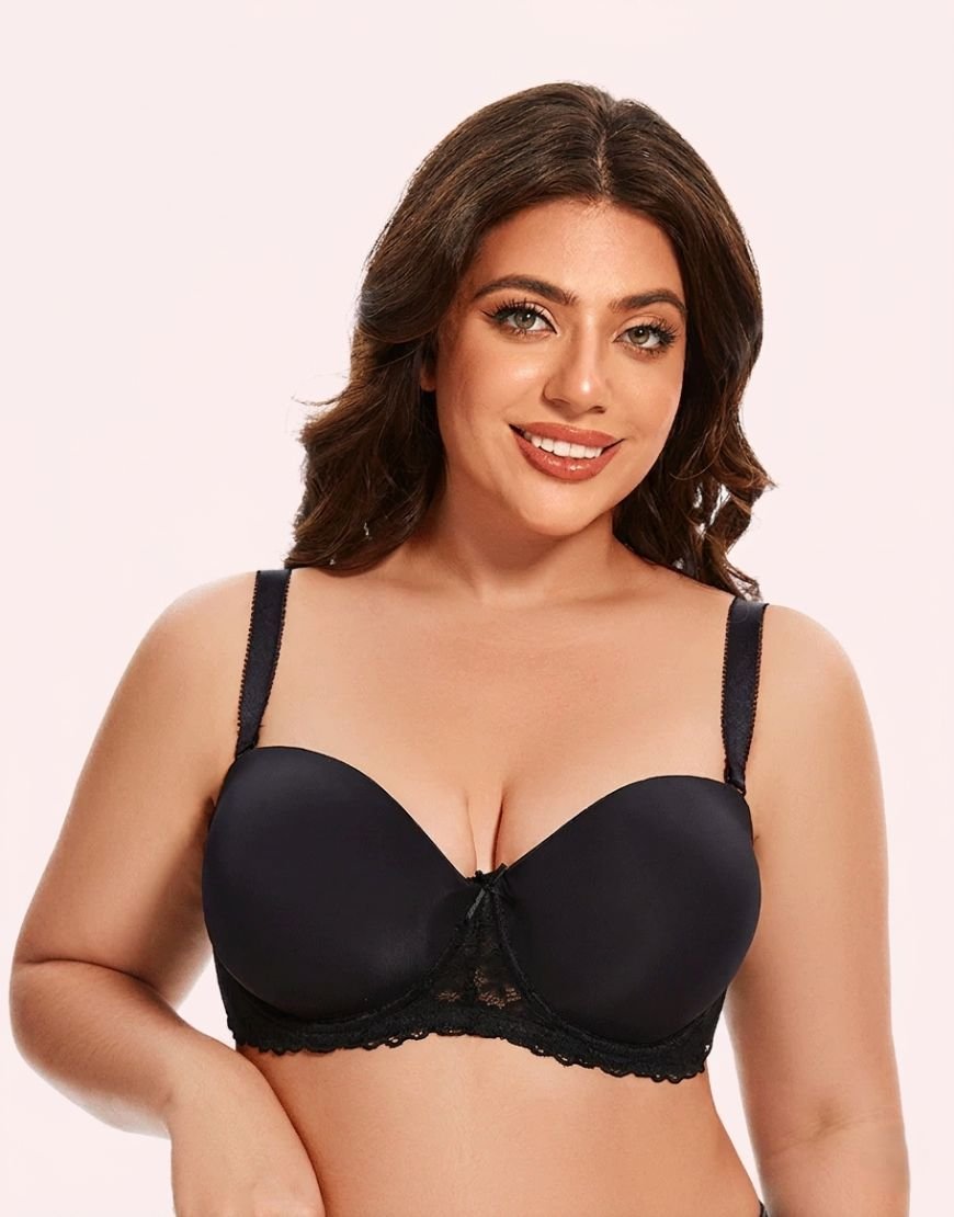 Curvy Lace Wired strapless Bra