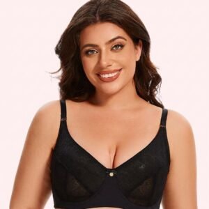LoftyComfort Curvy All Over Lace Cup Double Layered