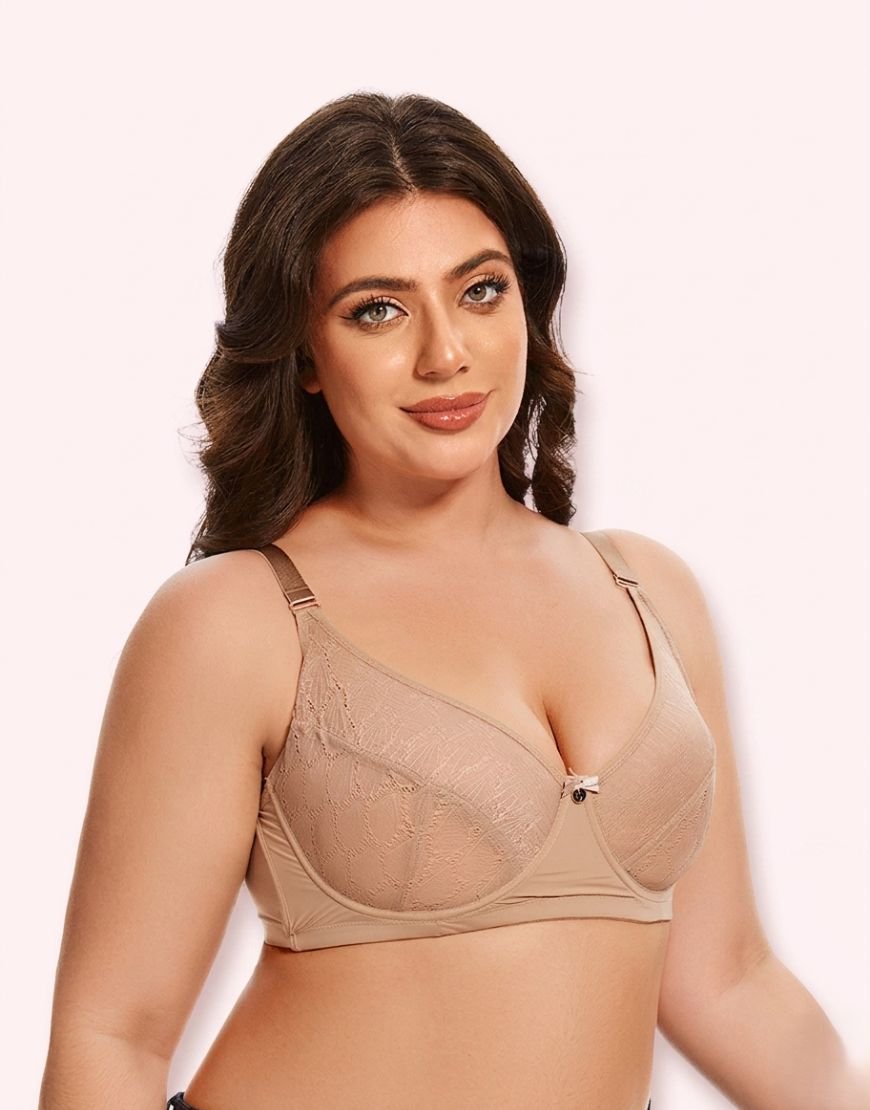 Focus Keyword: Curvy All over lace cup double layered wired Bra