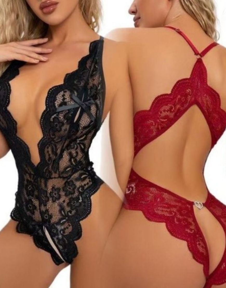 Women's Floral Lace Bodysuit