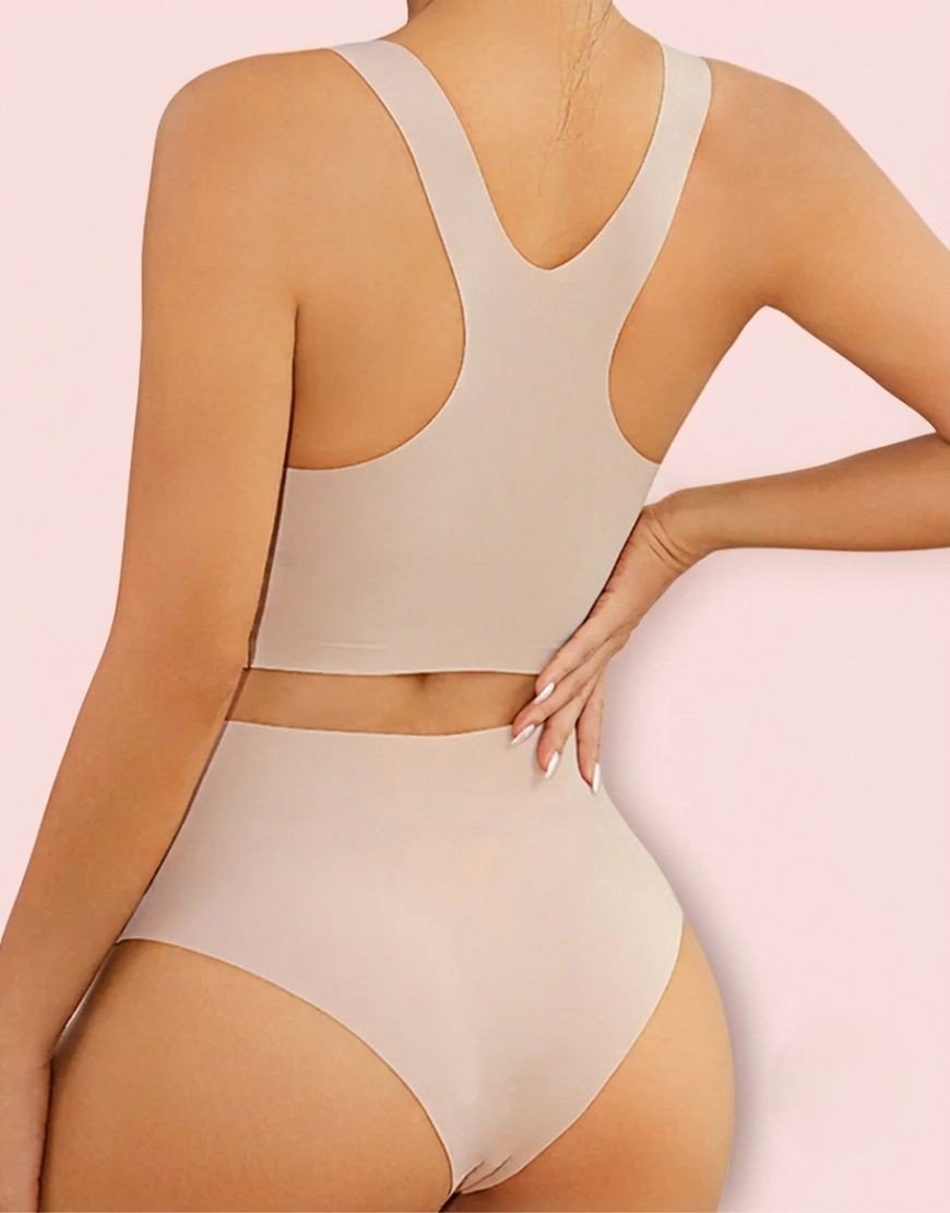 Seamless Skin Comfort Wire-Free Bra Set