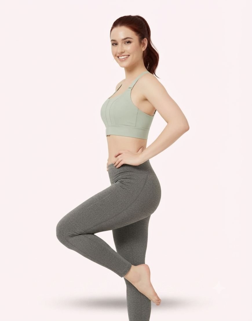 Front Zipper Sports Bra