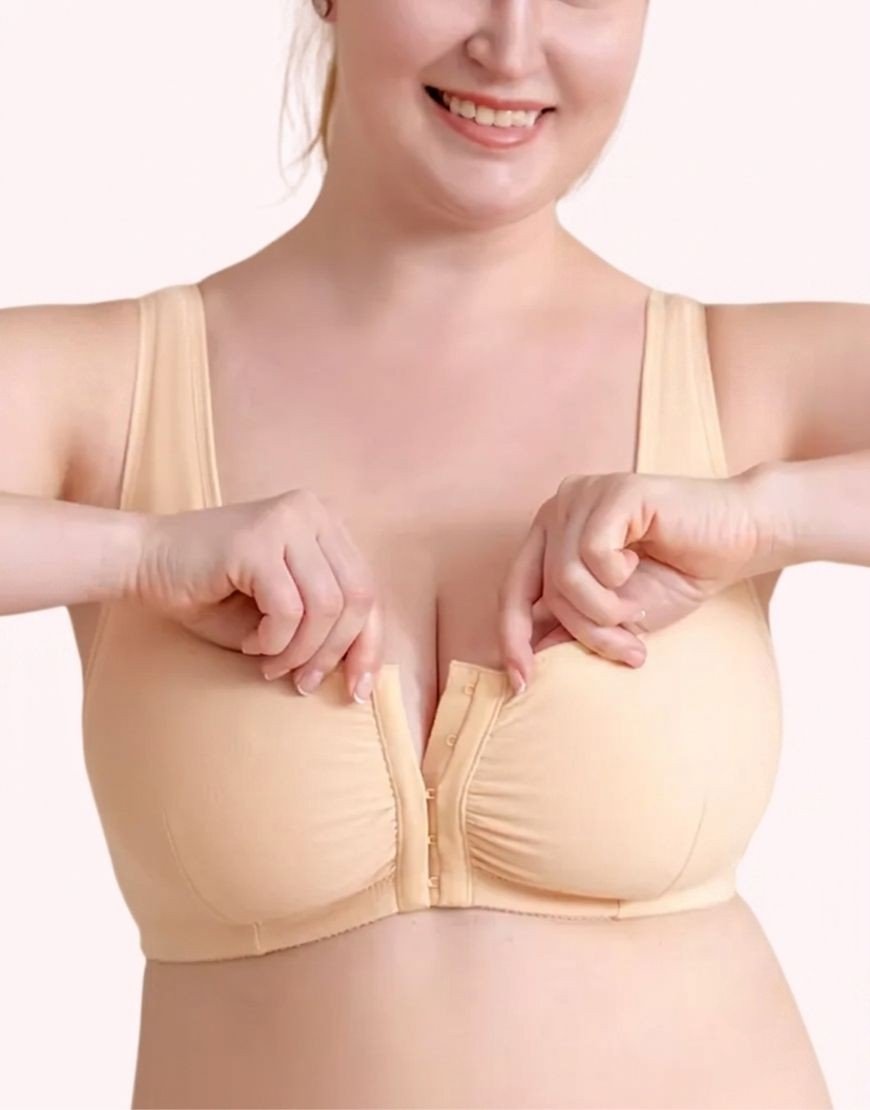Front-Open Post-Surgical Bra