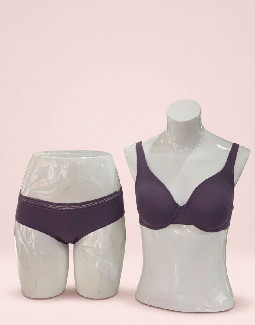 Double Layered Wired Bra with Matching Panty
