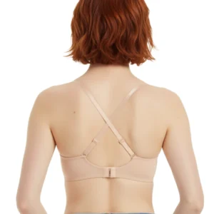 Deep Plunge Push-UP Strappy Back Wired Bra