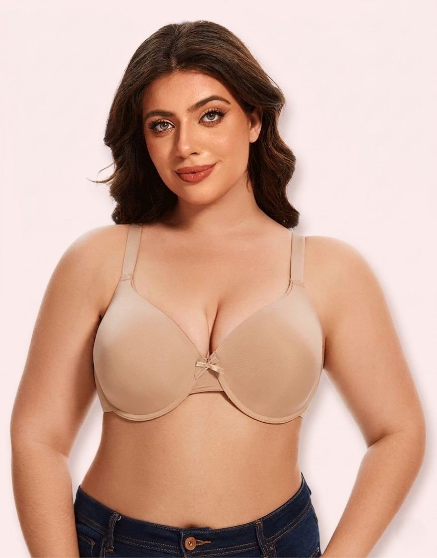 Curvy lightly padded T-Shirt Wired Bra