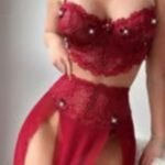 Red Lace Lingerie Set