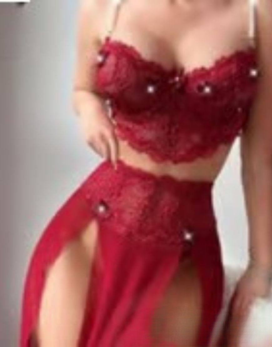 Red Lace Lingerie Set