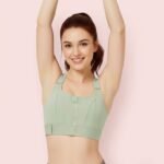 Front Zipper Sports Bra