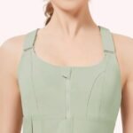 Front Zipper Sports Bra