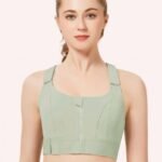 Front Zipper Sports Bra