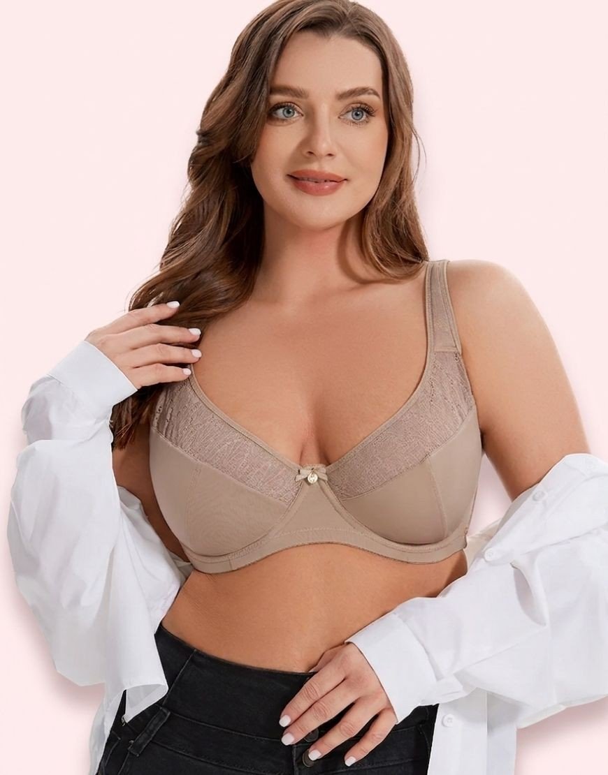 Curvy Double Layered Minimizer Wired Bra