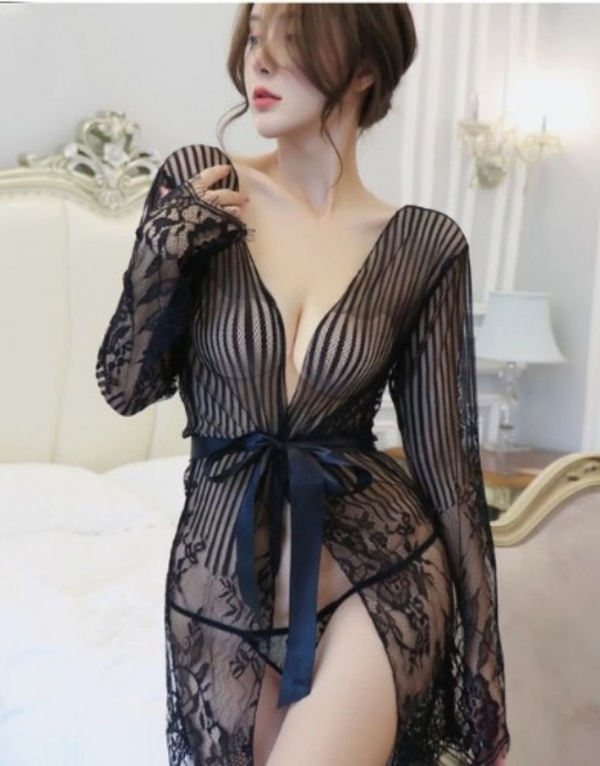 Lace Nightwear Robe