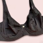 Curvy Double Layered Minimizer Wired Bra Black