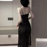 Elegant Mesh Nightwear Dress