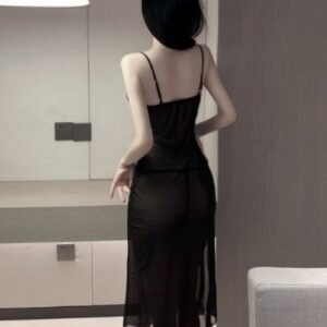 Elegant Mesh Nightwear Dress