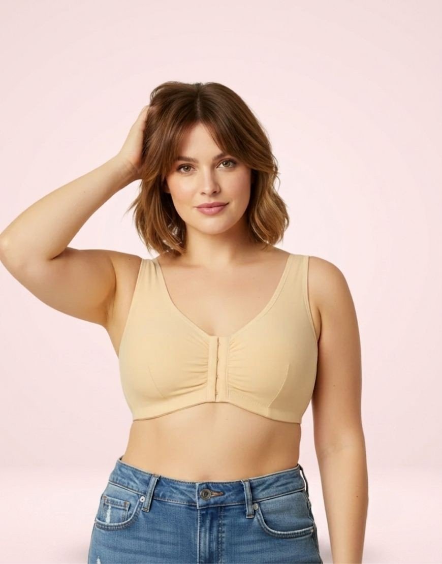 Front Open Post-Surgical Bra