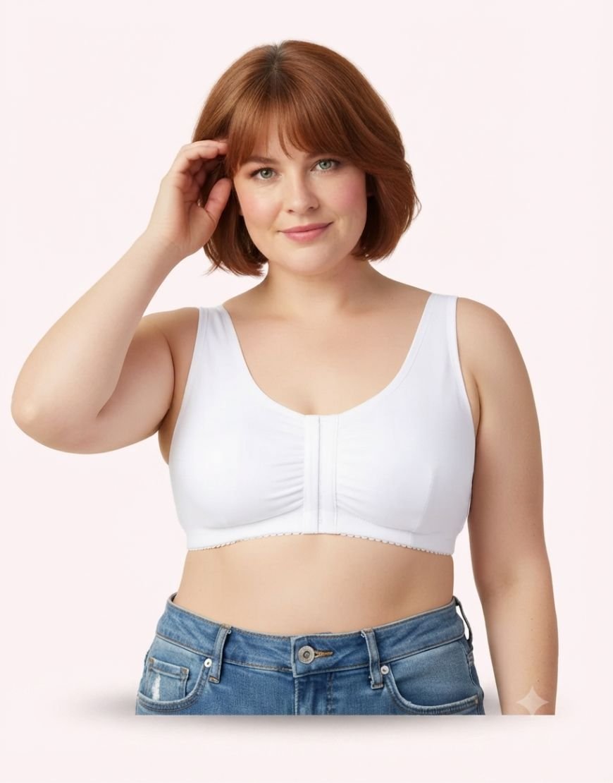 Front Open Post-Surgical Bra